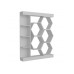 HANAH HOME Polica za knjige Sueno White