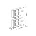 HANAH HOME Polica za knjige Rain White Walnut