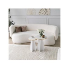 HANAH HOME Set stolova Mushroom 2 Gold White