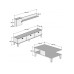 HANAH HOME Set za dnevnu sobu Sumer G5030