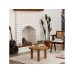 HANAH HOME Sto za dnevnu sobu Ida 60 Chesnut
