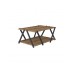 HANAH HOME Sto za dnevnu sobu Lara Anthracite Walnut