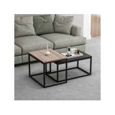 HANAH HOME Sto za dnevnu sobu Leka Black