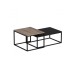 HANAH HOME Sto za dnevnu sobu Leka Black