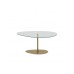 HANAH HOME Sto za dnevnu sobu Porto Transparent Gold