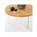 HANAH HOME Sto za dnevnu sobu Serenity Transparent Oak