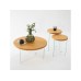 HANAH HOME Sto za dnevnu sobu Serenity Transparent Oak
