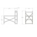HANAH HOME Radni sto Zernez White