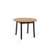 HANAH HOME Trpezarijski sto i stolice Oliver Oak - Black