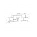 HANAH HOME TV polica Hermes Hitit Bendir (855DTE3151)