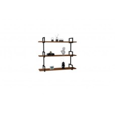HANAH HOME Zidna polica Uras Walnut
