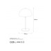 OPVIQ Stona lampa Varzan 10856