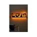 WALLXPERT Zidna lampa Cat Love, Yellow