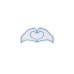 WALLXPERT Dekorativna rasveta Sweetheart Blue