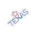 WALLXPERT Dekorativna rasveta Texas Lone Star Red