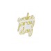 WALLXPERT Dekorativna rasveta Wake Pray Slay Yellow