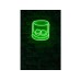 WALLXPERT Dekorativna rasveta Whiskey Old Fashioned Green