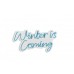 WALLXPERT Dekorativna rasveta Winter is Coming Blue