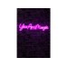 WALLXPERT Dekorativna rasveta You are Magic Pink