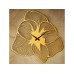 WALLXPERT Dekorativni metalni zidni sat Azalea Metal Wall Clock APS039 70 Red