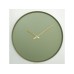 WALLXPERT Dekorativni metalni zidni sat Earthy Metal Wall Clock APS111 Green