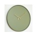 WALLXPERT Dekorativni metalni zidni sat Earthy Metal Wall Clock APS111 Green
