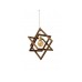 WALLXPERT Luster Nora Wooden Walnut