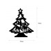 WALLXPERT Zidna dekoracija XMASBLACK 024