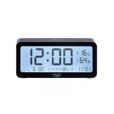 ADLER AD1195B budilnik na baterije, crni
