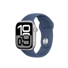 APPLE Watch S10 GPS 42mm Silver Alu Case with Denim Sport Band - M/L (mwwc3qv/a)