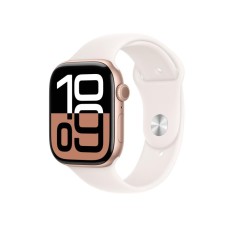 APPLE Watch S10 GPS 46mm Rose Gold Alu Case with Light Blush Sport Band - M/L (mwwu3qv/a)