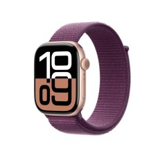 APPLE Watch S10 GPS 46mm Rose Gold Alu Case with Plum Sport Loop (mwwv3qv/a)