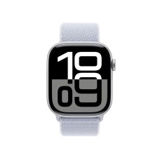 APPLE Watch S10 GPS 46mm Silver Alu Case with Blue Cloud Sport Loop (mwwn3qv/a)