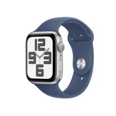 APPLE Watch SE2 v3 GPS 44mm Silver Alu Case with Denim Sport Band - S/M (mxeq3qv/a)