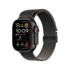 APPLE Watch Ultra2 v2 Cellular 49mm Black Titanium Case with Black Titanium Milanese Loop - S (mx4w3se/a)