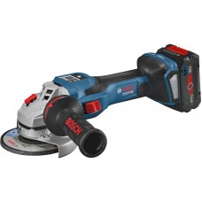 BOSCH Akumulatorska ugaona brusilica GWS 18V-15 SC, 125mm, 2×8.0Ah, 06019H6101