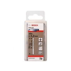 BOSCH Burgija za metal HSS-Co, DIN 338 4,2 x 43 x 75 mm pakovanje od 10 komada BOSCH Burgija za metal HSS-Co, DIN 338 4,2 x 43 x 75 mm pakovanje od 10 komada