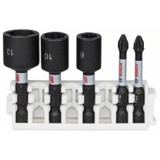 BOSCH Impact Control set bitova odvrtača i nasadnih ključeva, 5-delni 2608522350 BOSCH Impact Control set bitova odvrtača i nasadnih ključeva, 5-delni 2608522350