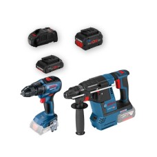 BOSCH plavi alat Set aku alata GBH 18V-26 + GSR 18V-50, 1x8,0Ah + 1x4,0 Ah ProCORE 18V, 0615990N1X