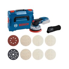 BOSCH plavi alat Set akumulatorska ekscentar brusilica GEX 18V-125 Solo + brusni diskovi starter M480, 0615A5004H