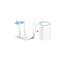 CUDY Cudy SET WR1300 AC1200 Dual Band 2.4+5Ghz MESH Ruter + M1300 1-pack AC1200 Dual Band MESH CUDY Cudy SET WR1300 AC1200 Dual Band 2.4+5Ghz MESH Ruter + M1300 1-pack AC1200 Dual Band MESH