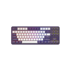Dark Project ALU87A Violet/White - Mechanical Gaming Keyboard (ANSI)
