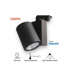 DAWN LED REFLEKTOR SINSKI 338201-1 20W 4000K CRNI