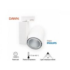 DAWN LED REFLEKTOR ŠINSKI 338201-3 40W 4000K BELI