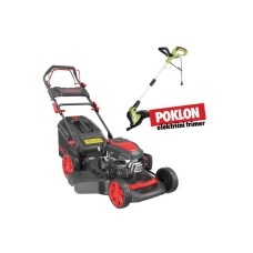 FARM powered by wurth Motorna kosilica 209cc, 53cm samohodna FLM531K + MACHER M450WTE električni trimer POKLON