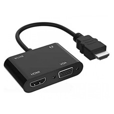 FAST ASIA Adapter-konvertor HDMI na HDMI+VGA+MICRO+AUDIO