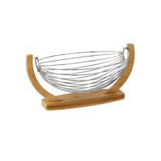 FIVE FIVE KORPA ZA VOCE, 36x21x18.5 CM, BAMBUS/METAL