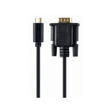 GEMBIRD A-CM-VGAM-01 Gembird USB-C to VGA-M adapter, 2 m, black, blister