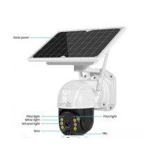 GEMBIRD CAM-IP3MP-EK2-WIFI GMB kamera Solar 3 mpix microSD iCSee xmeye pro app Two-way voice PTZ ip66