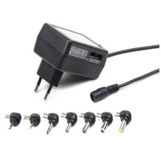 GEMBIRD EG-MC-009 24W Univerzalni AC-DC adapter 220V/24W na 3,4.5,5,6,7.5,9,12V 2A max 1687